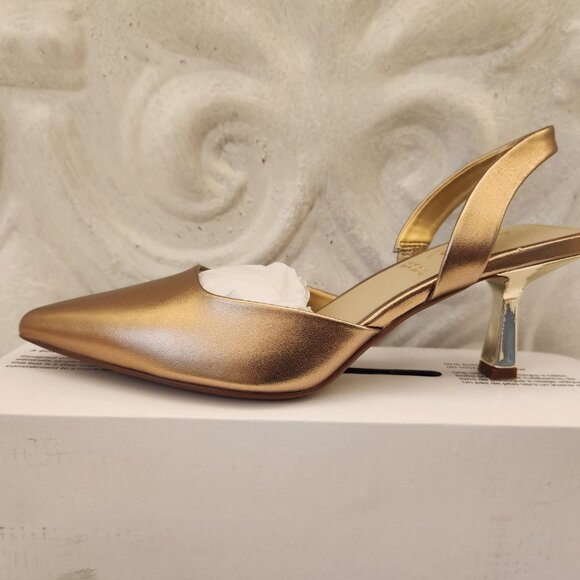 ALDO "Basanti" Leather Slingback heels. NIB. Size 6 - Picture 2 of 10